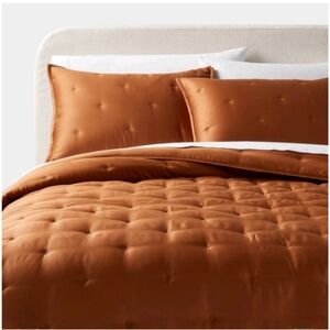 Threshold Full/Queen TENCEL Comforter and Sham Set Copper